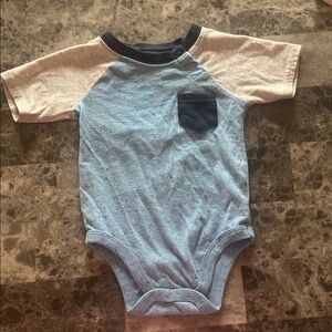 Blue and Gray Kids One Piece